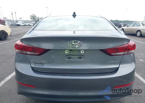 2018 Hyundai Elantra Limited from USA, damaged, VIN 5NPD84LF3JH351068